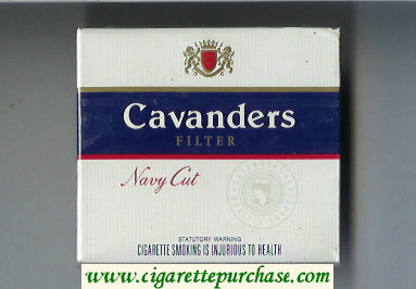 Cavanders Filter Navy Cut cigarettes